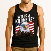 Hilarious Wtf Is A Kilometer 4th Of July Independence Day Tank Top