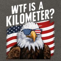 Hilarious Wtf Is A Kilometer 4th Of July Independence Day Cotton Canvas Backpack