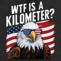 Hilarious Wtf Is A Kilometer 4th Of July Independence Day 25L Jumbo Tote