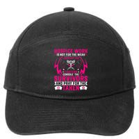 Hospice Work Is Not For The Weak CNA Palliative Care Nurse 7-Panel Snapback Hat