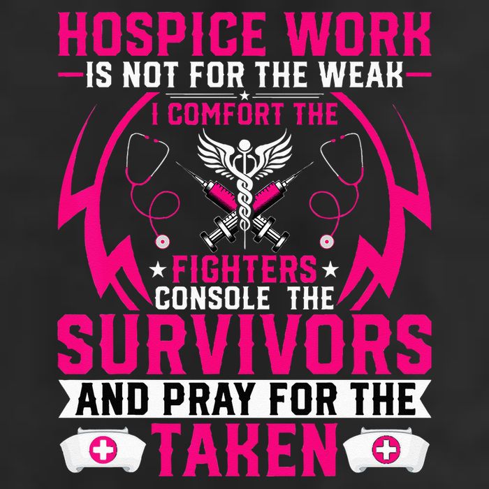 Hospice Work Is Not For The Weak CNA Palliative Care Nurse Golf Towel