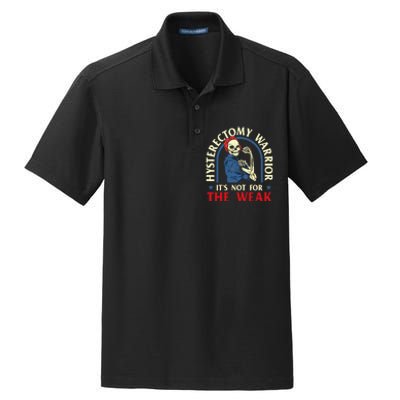 Hysterectomy Warrior ItS Not For The Weak Ovarian Surgery Dry Zone Grid Polo