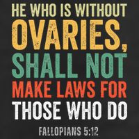 He Who Is Without Ovaries Shall Not Make Laws Fallopians Knit Cap Winter Beanie