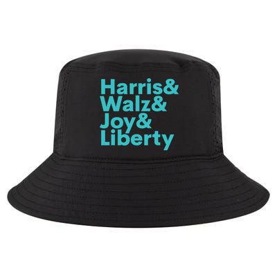 Harris Walz Joy Liberty Harris Walz Waltz 2024 Retro Cool Comfort Performance Bucket Hat