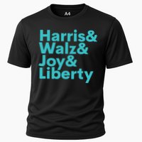 Harris Walz Joy Liberty Harris Walz Waltz 2024 Retro Cooling Performance Crew T-Shirt