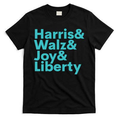 Harris Walz Joy Liberty Harris Walz Waltz 2024 Retro T-Shirt