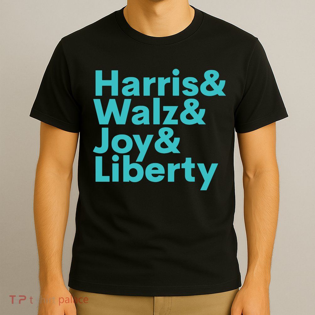 Harris Walz Joy Liberty Harris Walz Waltz 2024 Retro T-Shirt