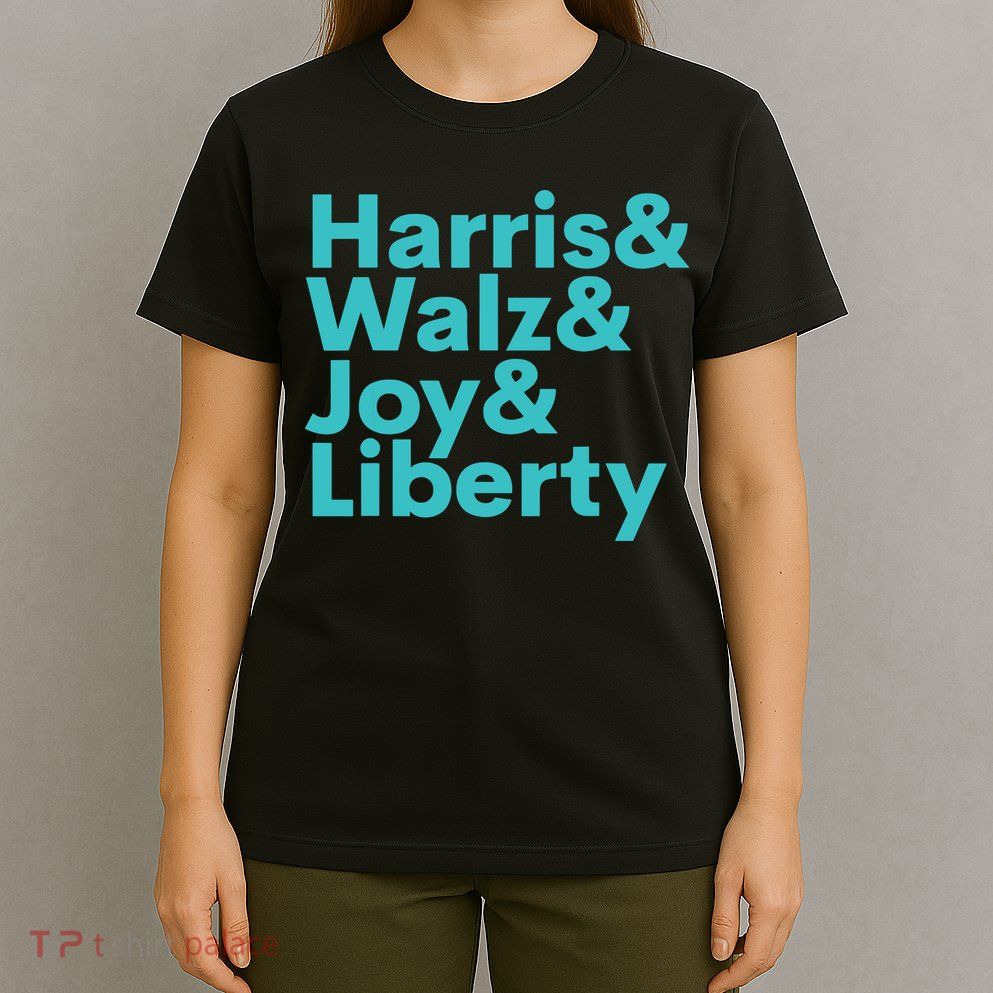 Harris Walz Joy Liberty Harris Walz Waltz 2024 Retro T-Shirt