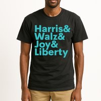 Harris Walz Joy Liberty Harris Walz Waltz 2024 Retro Tall T-Shirt