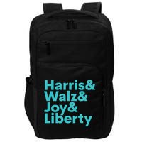 Harris Walz Joy Liberty Harris Walz Waltz 2024 Retro Impact Tech Backpack