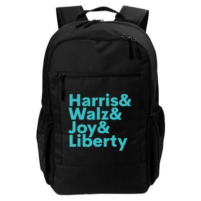 Harris Walz Joy Liberty Harris Walz Waltz 2024 Retro Backpack