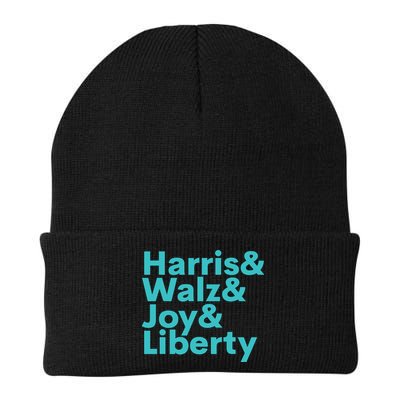 Harris Walz Joy Liberty Harris Walz Waltz 2024 Retro Beanie