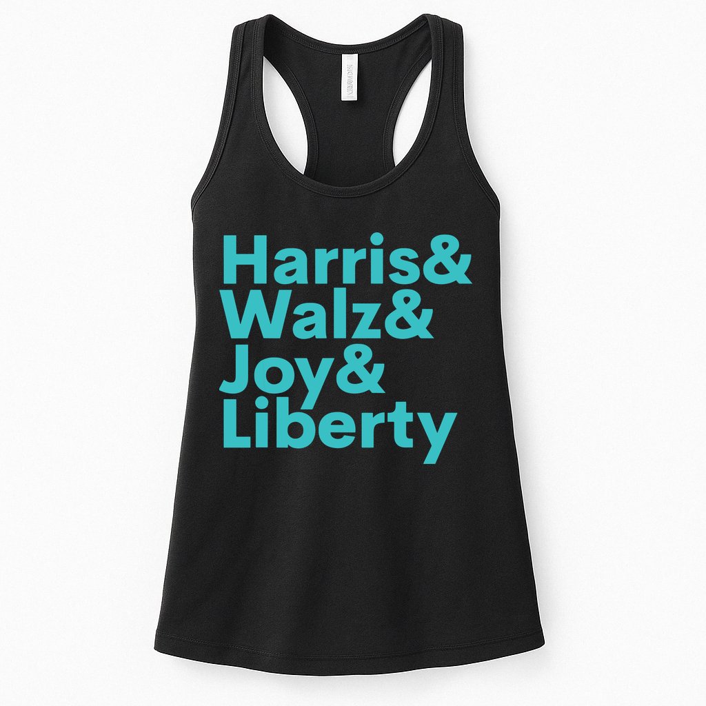 Harris Walz Joy Liberty Harris Walz Waltz 2024 Retro Womens Tank Top