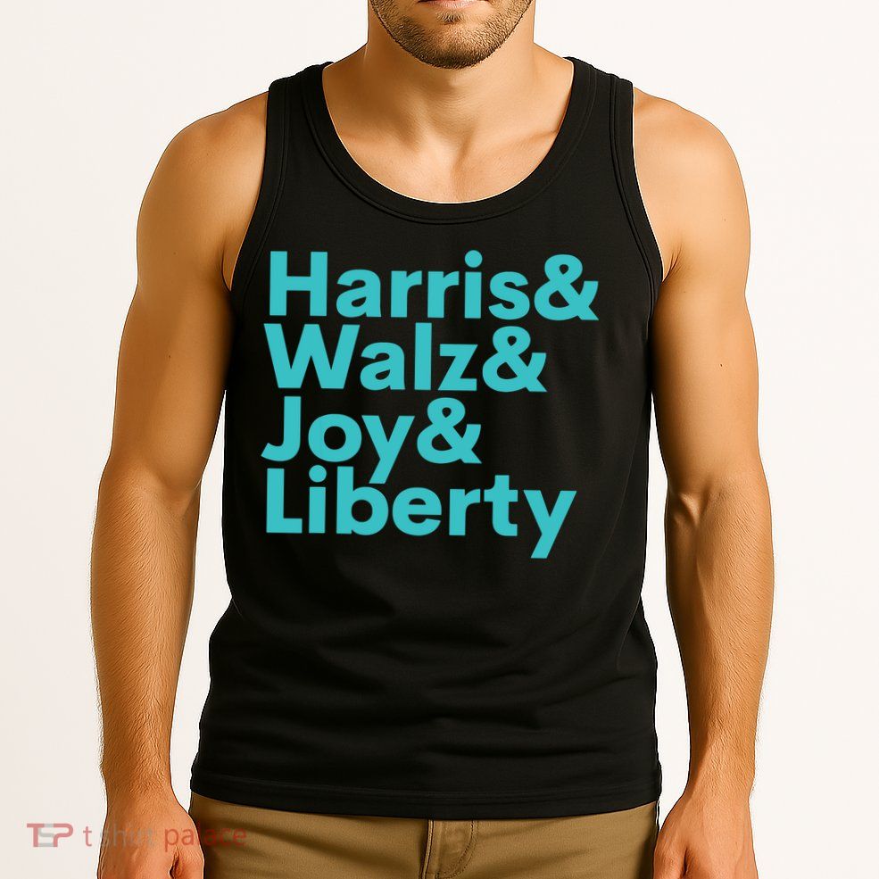 Harris Walz Joy Liberty Harris Walz Waltz 2024 Retro Tank Top