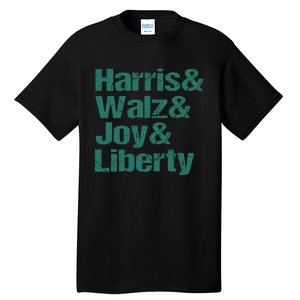 Harris Walz Joy Liberty Tall T-Shirt