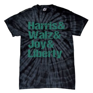 Harris Walz Joy Liberty Tie-Dye T-Shirt