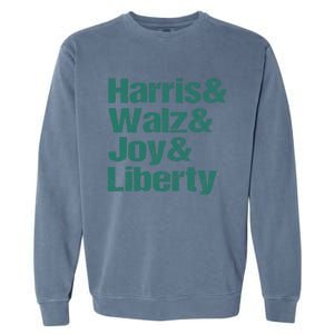 Harris Walz Joy Liberty Garment-Dyed Sweatshirt