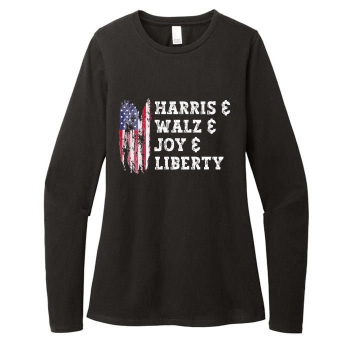 Harris & Walz & Joy & Liberty Womens CVC Long Sleeve Shirt