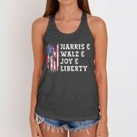 Harris & Walz & Joy & Liberty Women's Knotted Racerback Tank