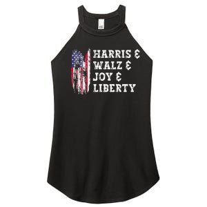 Harris & Walz & Joy & Liberty Women's Perfect Tri Rocker Tank