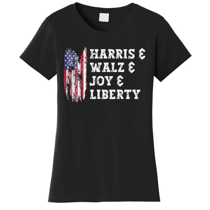 Harris & Walz & Joy & Liberty Women's T-Shirt