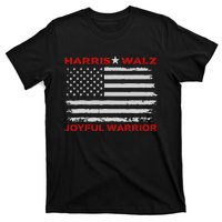 Harris Waltz Joyful Warrior Kamala Harris Tim Walz President T-Shirt