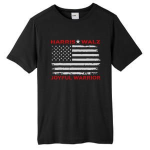 Harris Waltz Joyful Warrior Kamala Harris Tim Walz President Tall Fusion ChromaSoft Performance T-Shirt