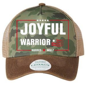 Harris Waltz Joyful Warrior Kamala Harris Tim Walz President Legacy Tie Dye Trucker Hat