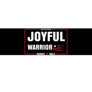 Harris Waltz Joyful Warrior Kamala Harris Tim Walz President Bumper Sticker