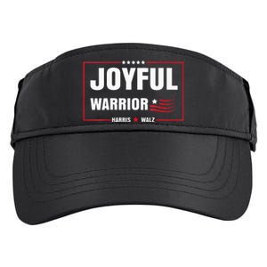 Harris Waltz Joyful Warrior Kamala Harris Tim Walz President Adult Drive Performance Visor