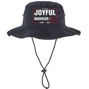 Harris Waltz Joyful Warrior Kamala Harris Tim Walz President Legacy Cool Fit Booney Bucket Hat