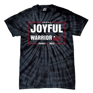 Harris Waltz Joyful Warrior Kamala Harris Tim Walz President Tie-Dye T-Shirt