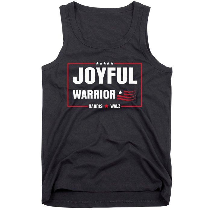 Harris Waltz Joyful Warrior Kamala Harris Tim Walz President Tank Top