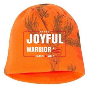 Harris Waltz Joyful Warrior Kamala Harris Tim Walz President Kati - Camo Knit Beanie