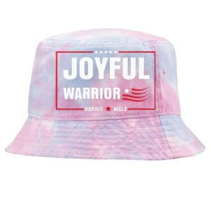 Harris Waltz Joyful Warrior Kamala Harris Tim Walz President Tie-Dyed Bucket Hat