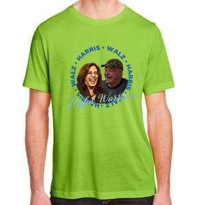 Harris Walz Joyful Warriors Walz Kamala Harris 2024 Adult ChromaSoft Performance T-Shirt