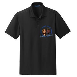 Harris Walz Joyful Warriors Walz Kamala Harris 2024 Dry Zone Grid Polo