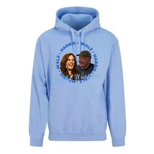 Harris Walz Joyful Warriors Walz Kamala Harris 2024 Unisex Surf Hoodie