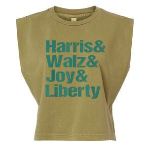 Harris Walz Joy Liberty Garment-Dyed Women's Muscle Tee