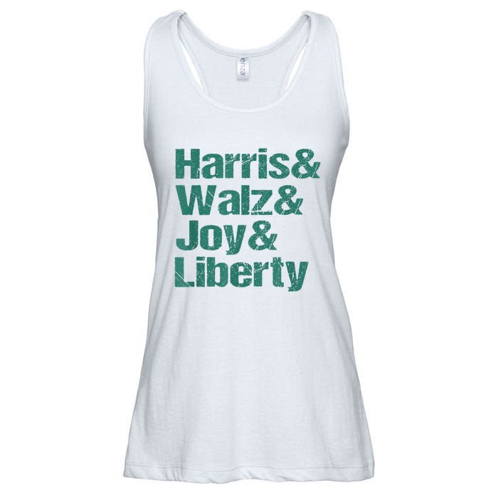 Harris Walz Joy Liberty Ladies Essential Flowy Tank