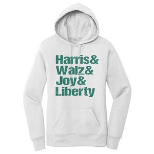 Harris Walz Joy Liberty Women's Pullover Hoodie