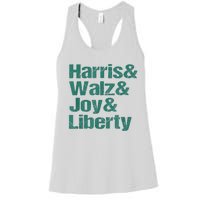 Harris Walz Joy Liberty Women's Racerback Tank