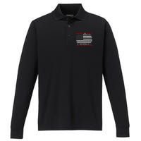 Harris Waltz Joyful Warrior Kamala Harris Tim Walz President Performance Long Sleeve Polo