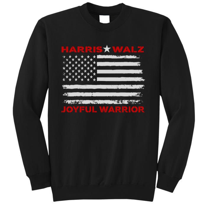 Harris Waltz Joyful Warrior Kamala Harris Tim Walz President Sweatshirt