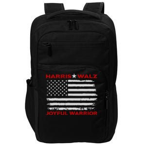 Harris Waltz Joyful Warrior Kamala Harris Tim Walz President Impact Tech Backpack