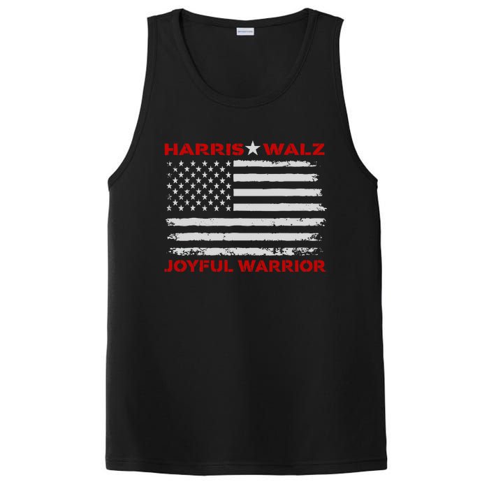 Harris Waltz Joyful Warrior Kamala Harris Tim Walz President PosiCharge Competitor Tank