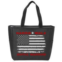 Harris Waltz Joyful Warrior Kamala Harris Tim Walz President Zip Tote Bag