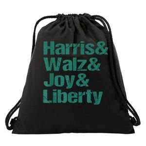 Harris Walz Joy Liberty Drawstring Bag