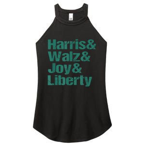 Harris Walz Joy Liberty Women's Perfect Tri Rocker Tank