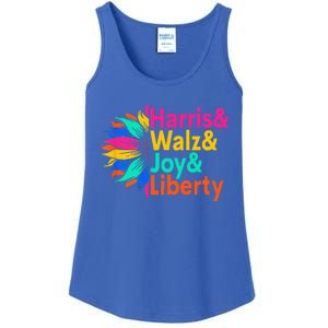 Harris Walz Joy Liberty Sunflower Ladies Essential Tank